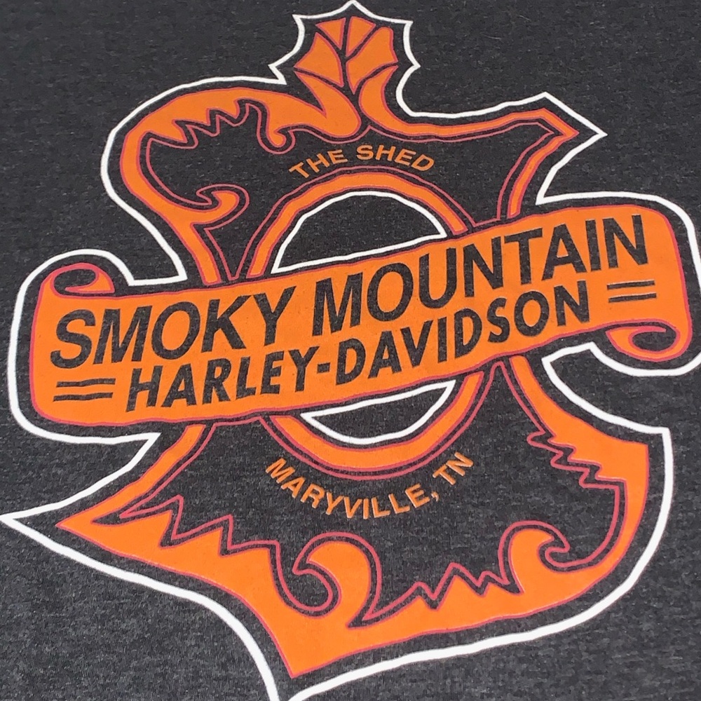 Harley Davidson: Smokey Mountain Harley Davidson: Maryville Tennessee Size XL
